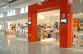 Il punto vendita Kara Sardegna nell'Aeroporto di Olbia-Costa Smeralda