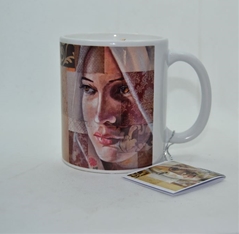 Candle Portrait of a Female Face