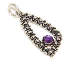 RR Orafi in Sassari Ciondolo d´argento in filigrana sarda con ametista