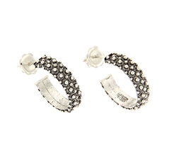 RR Orafi in Sassari Orecchini d´argento in filigrana a nido d´ape