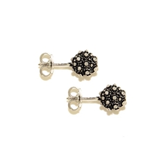 RR Orafi in Sassari Orecchini d´argento con sfere di filigrana 8 mm