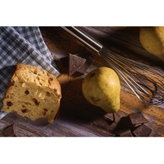 La Forneria di Pula Panettone with Pears and Dark Chocolate Drops - Bontà di Pula Box 750 g