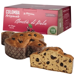 La Forneria di Pula Colomba  Artigianale alle Ciliegie  - Bontà di Pula Scatola 750 g