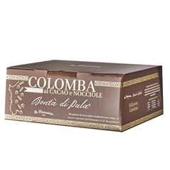 La Forneria di Pula Colomba ricoperta di cioccolato fondente e pepite di Modica I.G.P. con vasetto di...