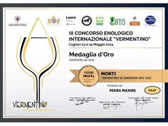 Pedra Majore 6 Bottiglie di  MONTI - Vermentino di Sardegna DOC 2021 (6 x 75 cl.)
