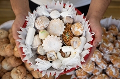 Antico Dolce Selargino Dolci sardi misti bianchi Incarto 1 Kg