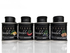 Degustazione 4 Olii Extravergine di Oliva Spendula Aromatizzati in lattine  (4 x 10 cl lattina)