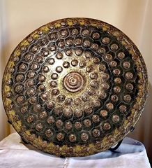 Plate MOM the Mother Jewel in iron with support (Diameter 50 cm)
