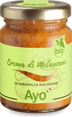Sweet and sour aubergine cream