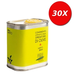 30 LATTINE di Condimento a base di Olio extra vergine di oliva e mirto