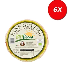 6 CONFEZIONI di Pane Guttiau Biologico