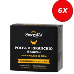 6 VASETTI di Polpa di GRANCHIO QUEEN
