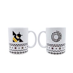 Tazza ceramica con ape e logo