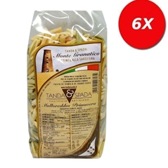 6 CONFEZIONI di Malloreddus Primavera - Pasta di semola di grano duro