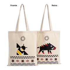 Tote bag Kara Sardegna con ape e cinghiale