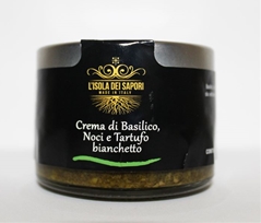 CREMA DI BASILICO, NOCI E TARTUFO BIANCO