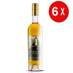 6 BOTTIGLIE di Grappa Nonnu Elogu ambrata - Acquavite di vinaccia invecchiata in legno