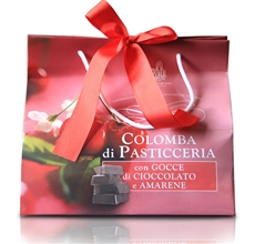 Colomba con gocce di cioccolato