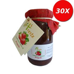 30 VASETTI di Confettura extra di fragole
