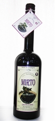 Myrtle berries liqueur
