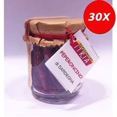 30 VASETTI di Peperoncino intero di Sardegna