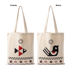 Tote bag Kara Sardegna con pesciolino e pavoncella