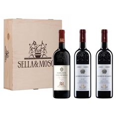 VERTICALE Marchese di Villamarina con SCATOLA LEGNO (3 x cl.75) - annate 2010 - 2012 - 2016